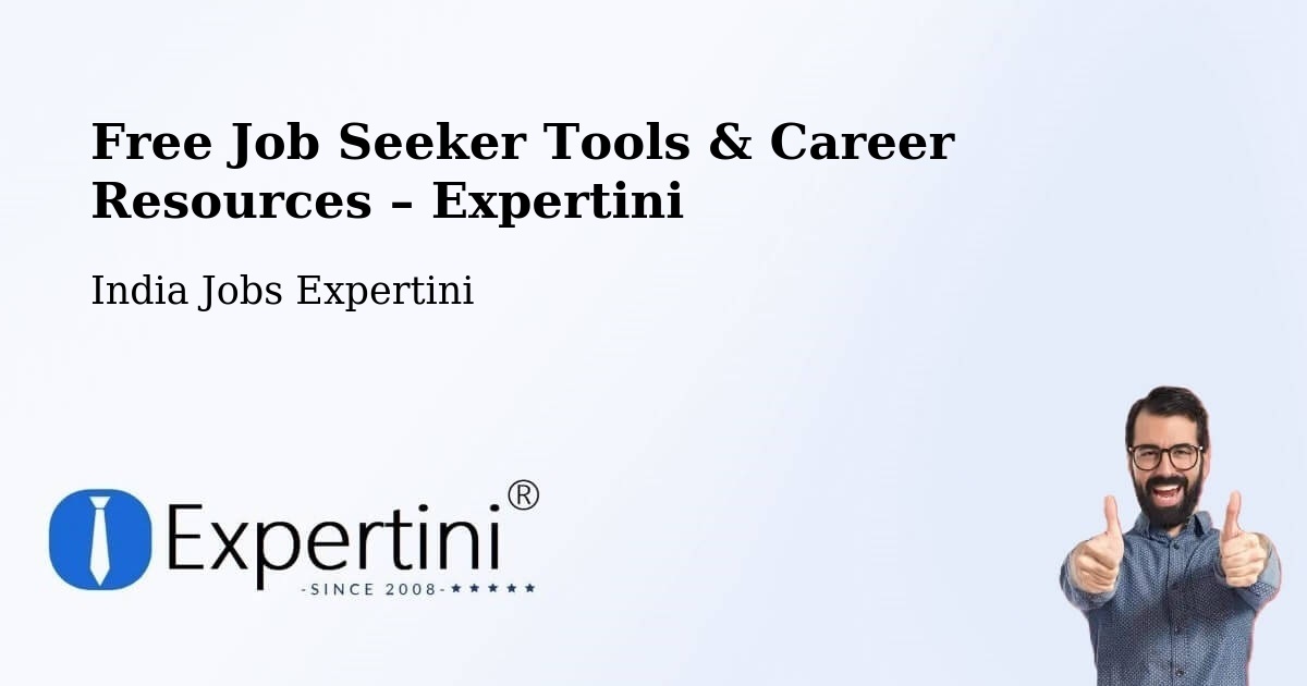 Free Job Seeker Tools & Career Resources – Kottayam - Kottayam, India Jobs Expertini