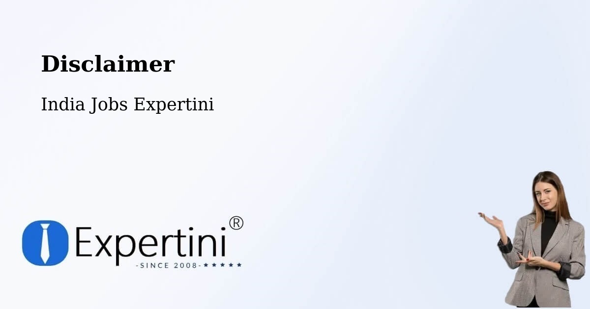 Disclaimer – Kottayam - India Jobs Expertini